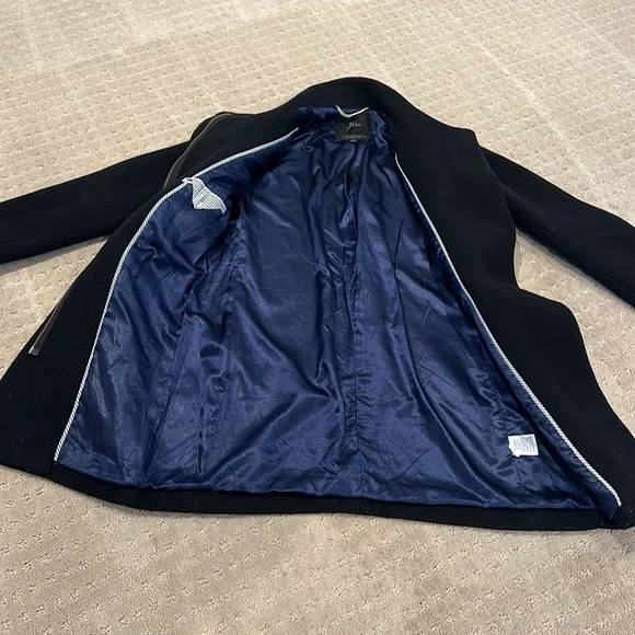 J. Crew Italian Wool Stadium Cloth Cocoon Coat - Picture 6 of 10